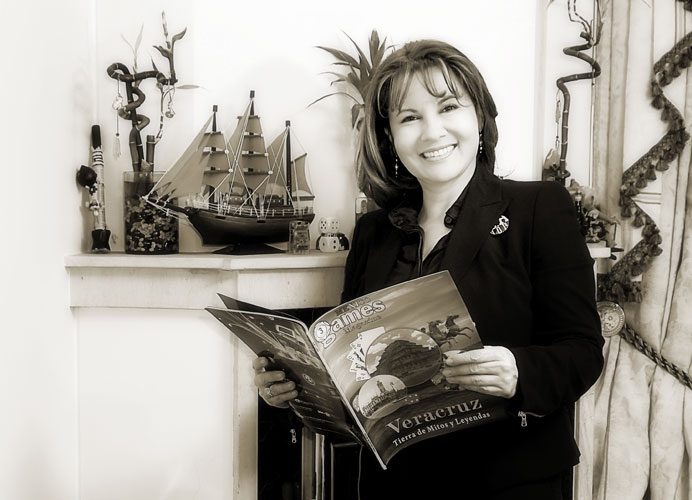 Foto estudio en blanco y negro