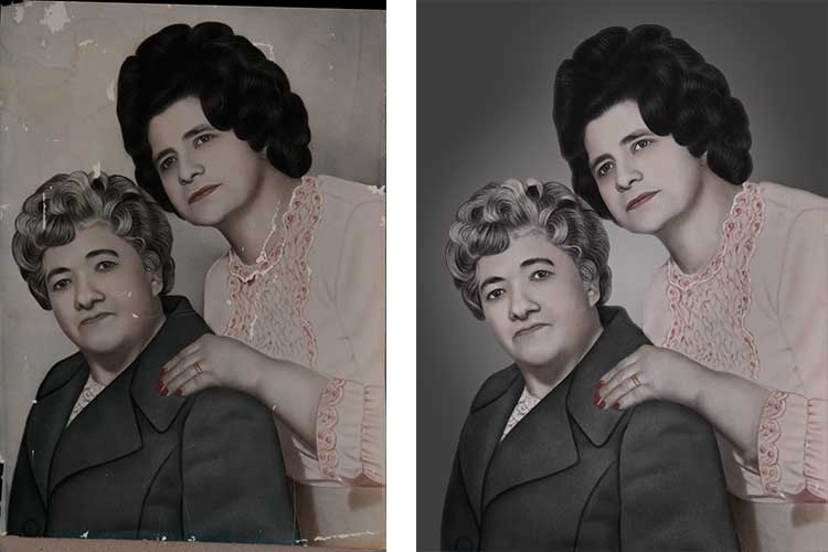 Servicio restauracion fotografica Bogota