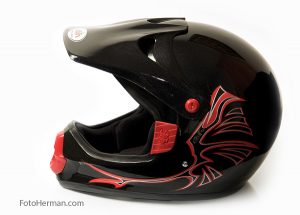 Casco para motociclista