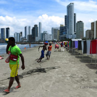 Foto pescadores en Cartagena, Colombia