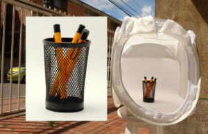 Cubo o tienda de luz para fotos de productos