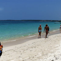 Foto playa en Barú, Cartagena, Colombia