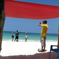 Foto playa en Barú, Cartagena, Colombia