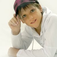 Retrato fotografico niño modelo