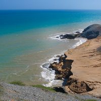 Foto playa del mar en la Guajira