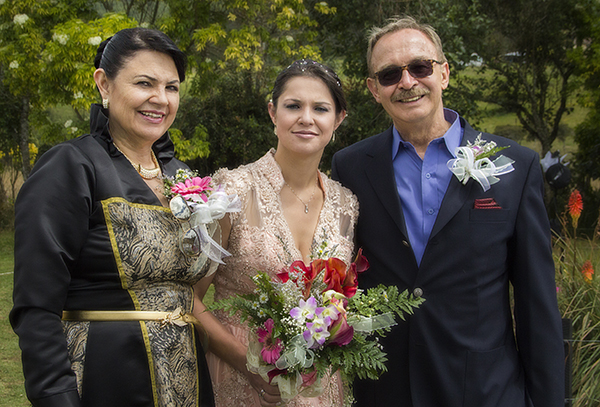 Foto novia con sus padres
